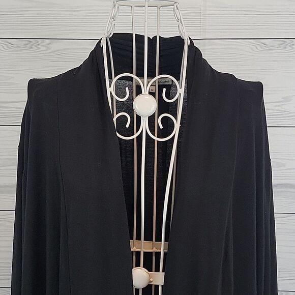 Emma's Closet lightweight casual cardigan in black Size M - Picture 2 of 11